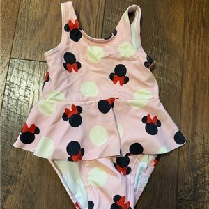 Hanna Andersson Disney Minnie Mouse Swimsuit 6-12 months